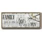 Family Gives Us - Floater Framed Canvas Print