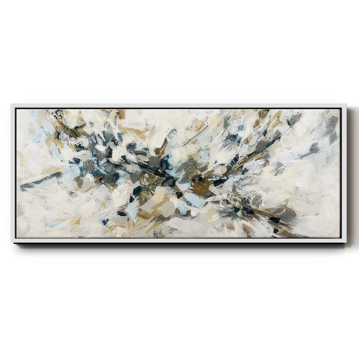 Rising Falcon - Floater Framed Canvas Print
