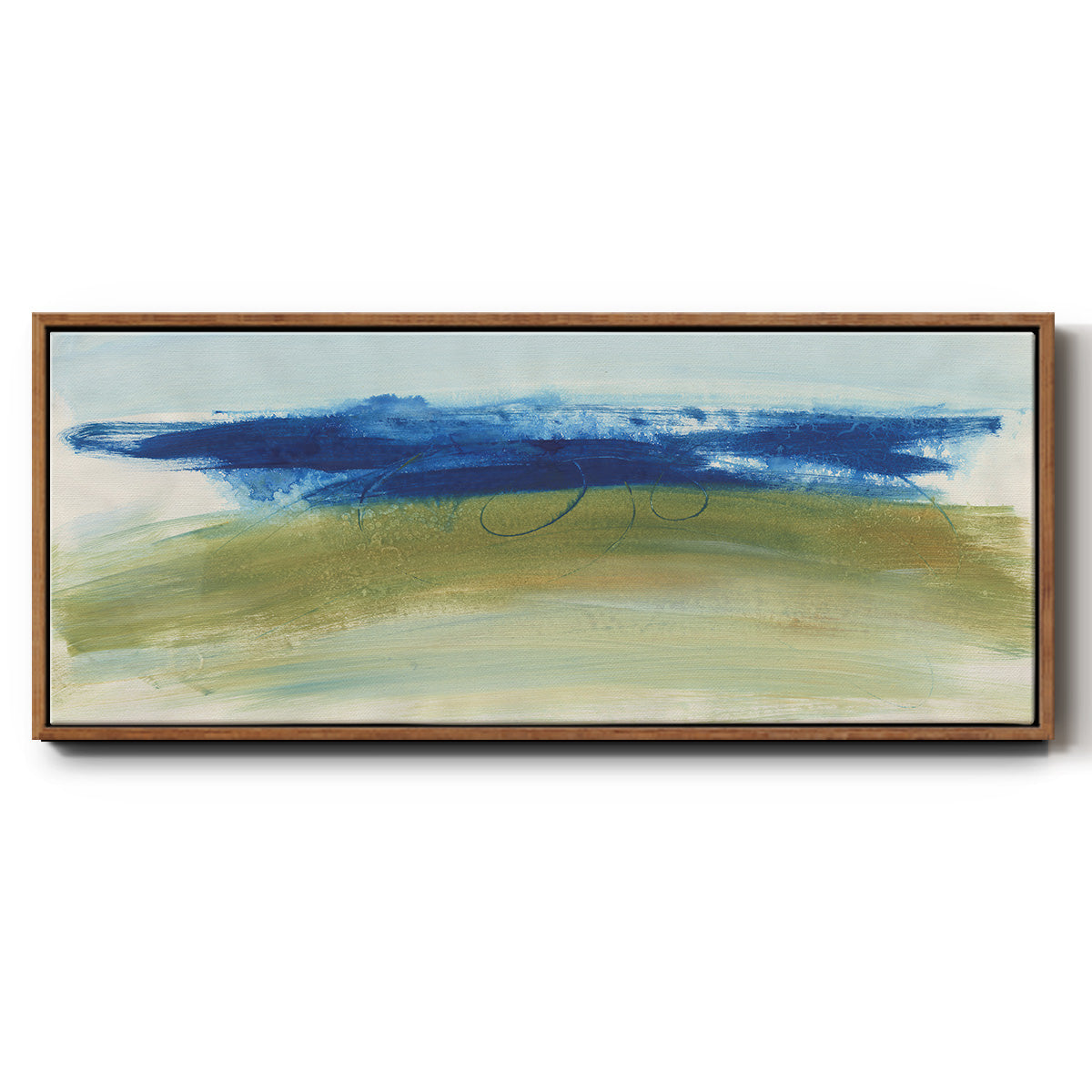 Mirages I - Floater Framed Canvas Print