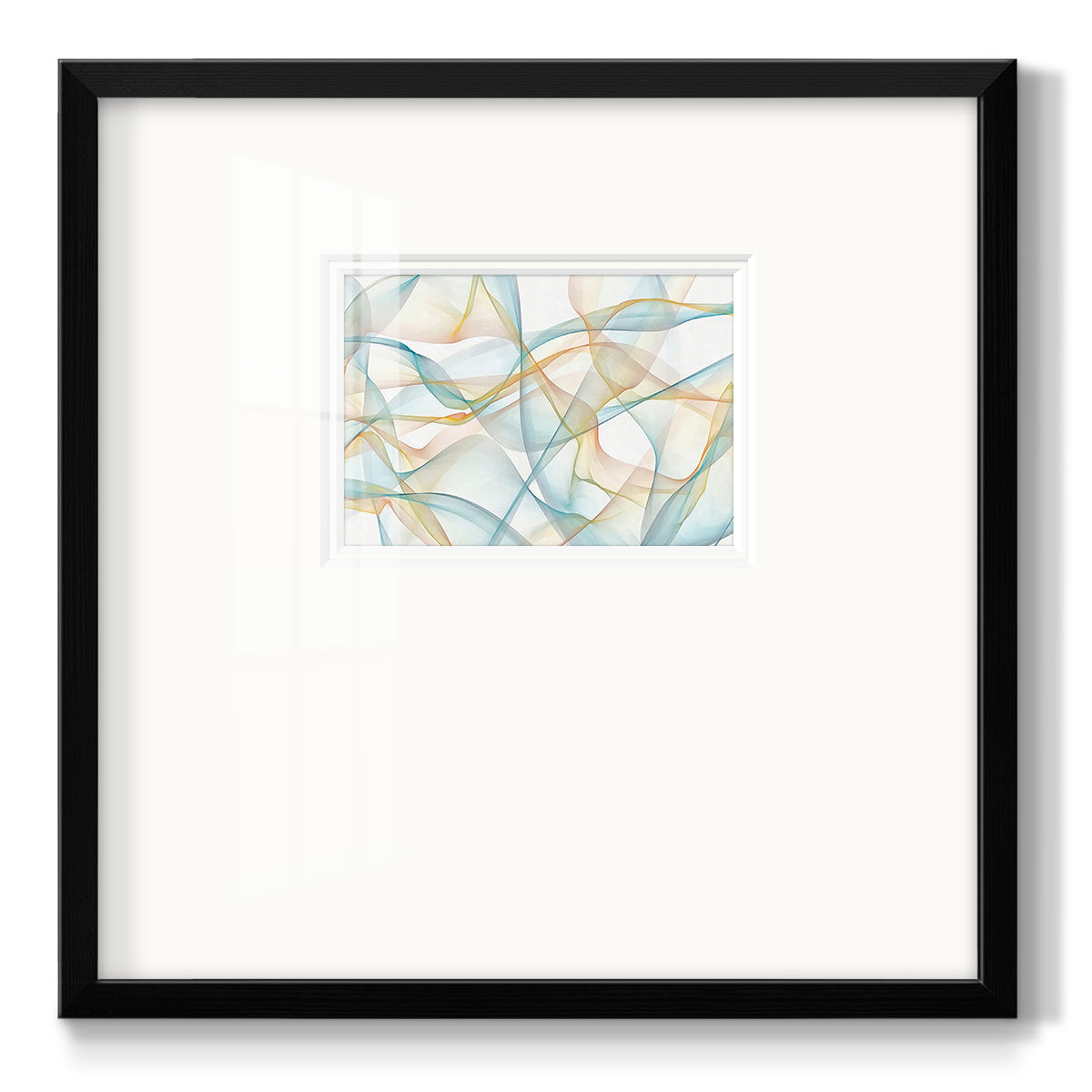Curves and Waves VI - Double Matboard Framed Print