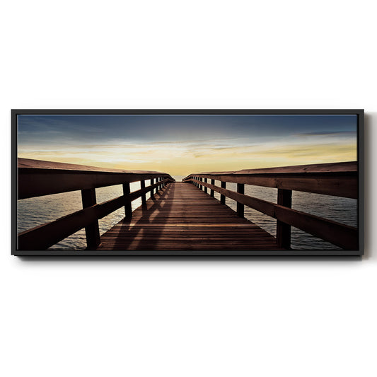 Naples Cove - Floater Framed Canvas Print