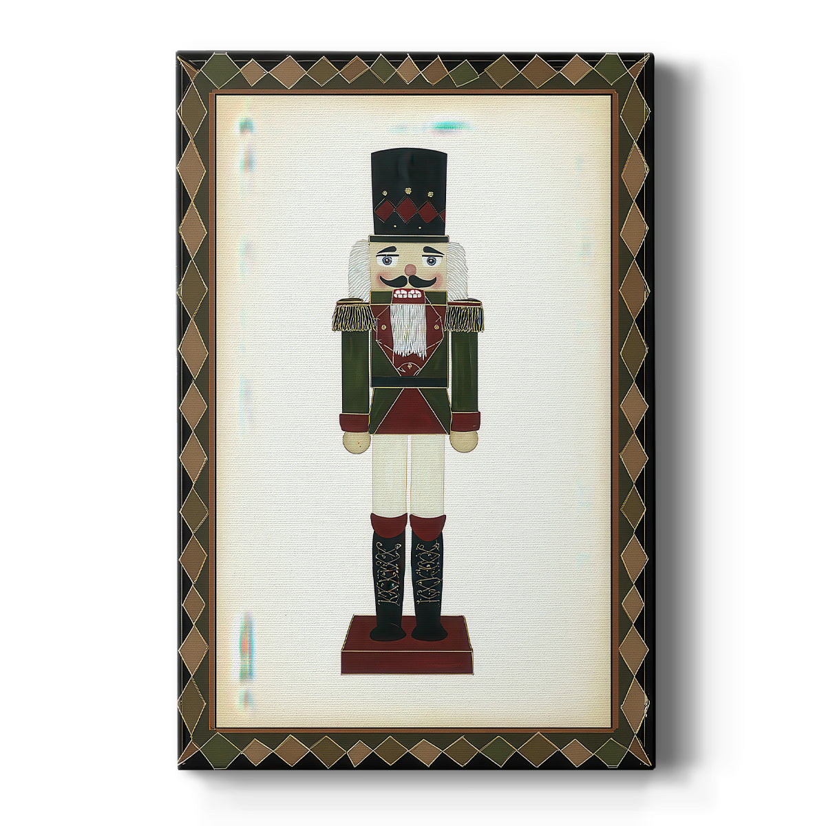 Icicles of Frostlit Village - Canvas Art Print