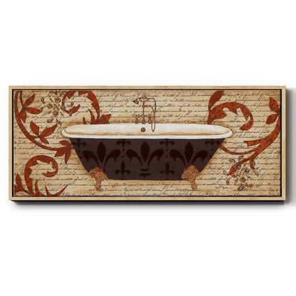 Renaissance Bath II - Floater Framed Canvas Print