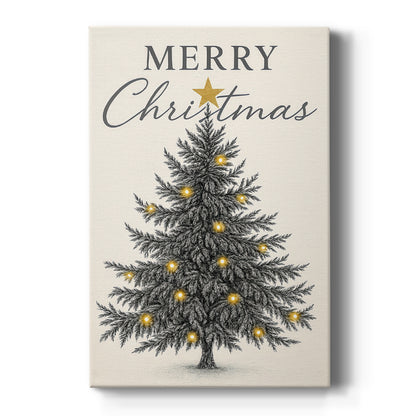 Pearled Blessing of Fir - Canvas Art Print