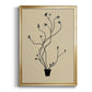 Spring Sprig Vase II - Modern Framed Canvas Print