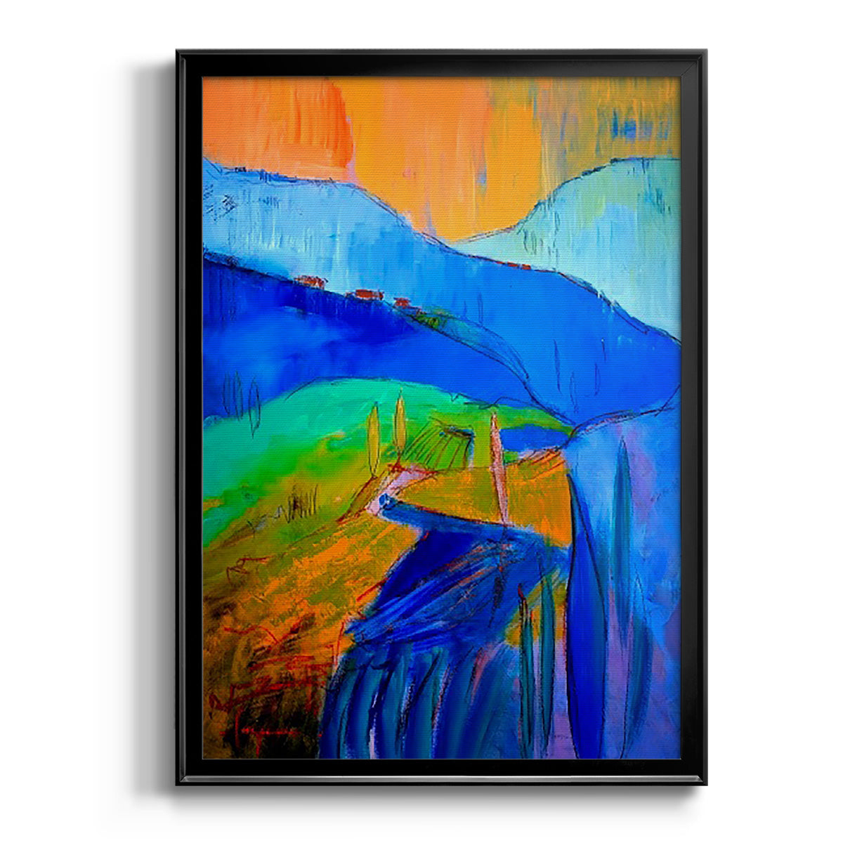 Fertile Dreams I - Modern Framed Canvas Print