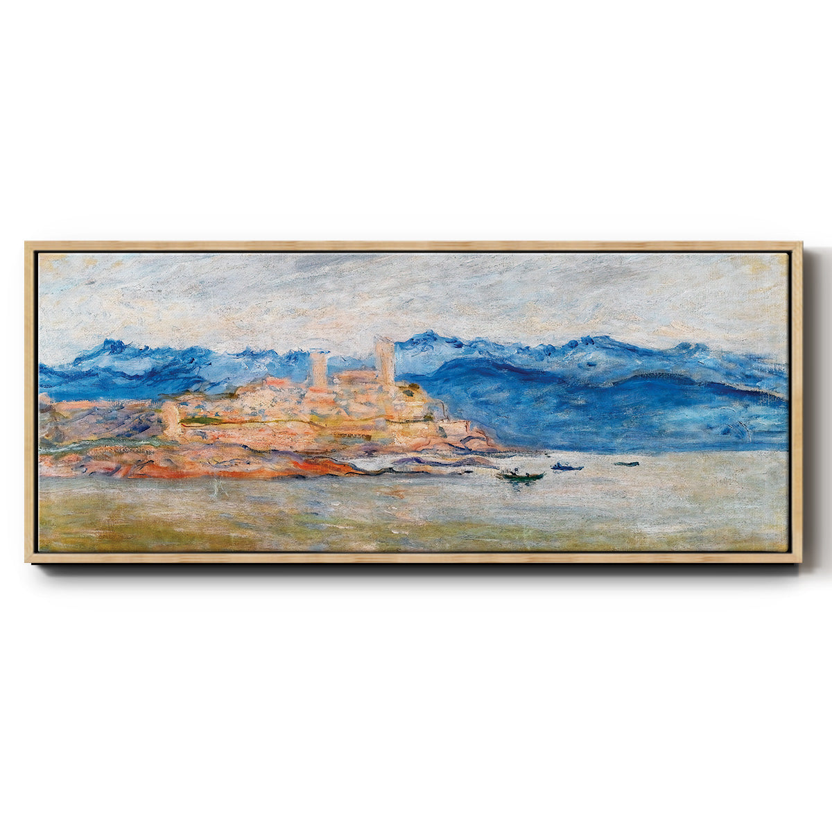 The Fort of Antibes, 1888 - Floater Framed Canvas Print