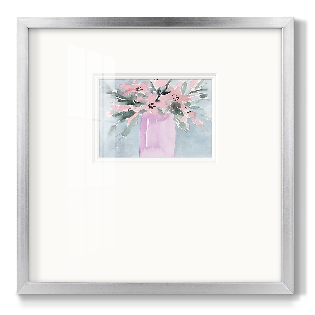 Broken Flowers I Premium Framed Print Double Matboard