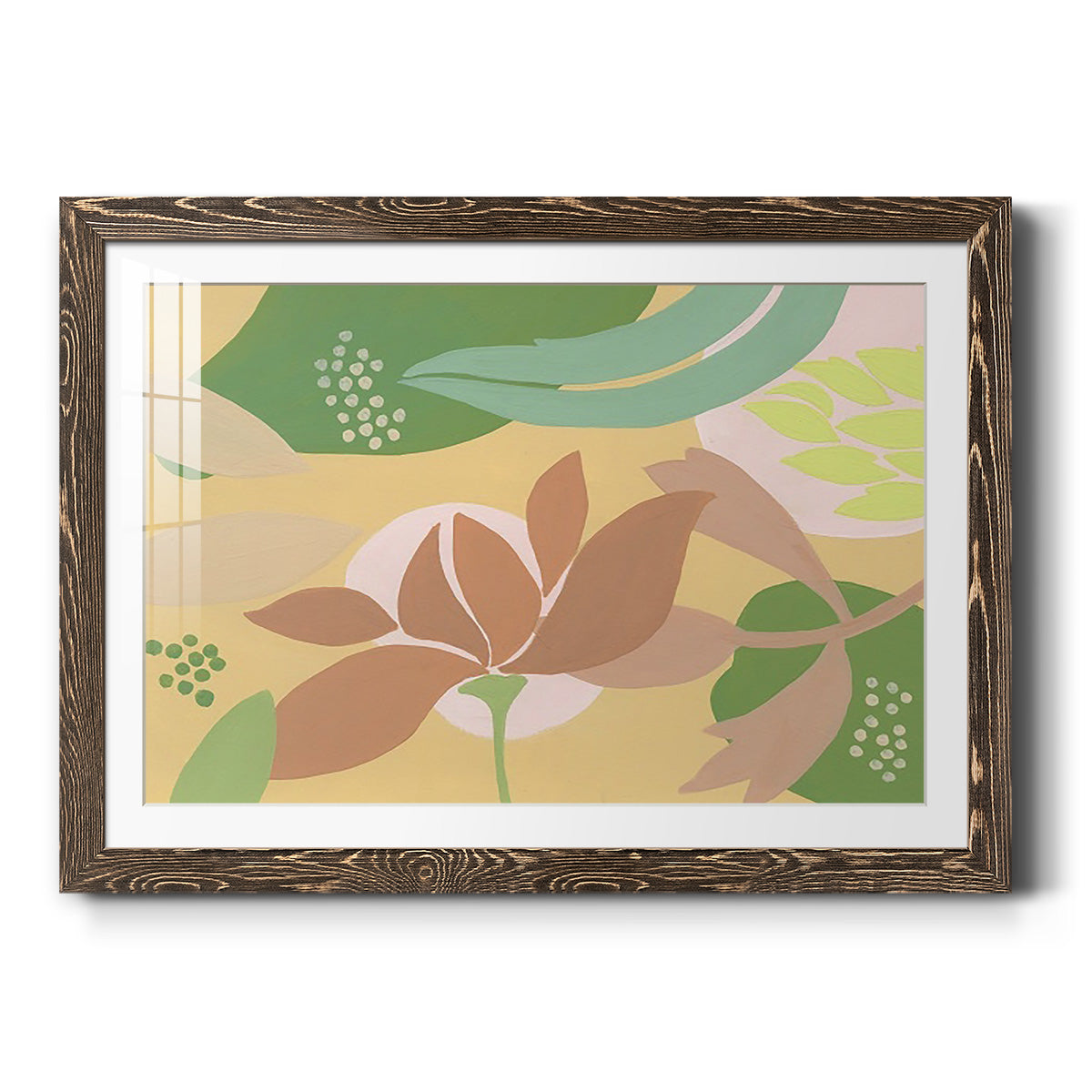 Neutral Blooms I-Premium Framed Print - Ready to Hang