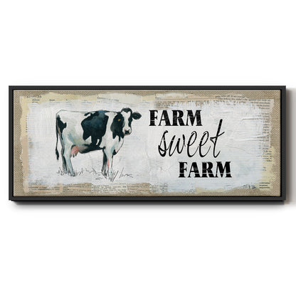 Farm Sweet Farm II - Floater Framed Canvas Print