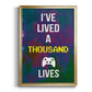 Gamer at Play I - Modern Framed Canvas Print