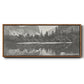 Mirror Lake, Yosemite Valley - Floater Framed Canvas Print