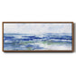 Soft Ocean Waters I - Floater Framed Canvas Print