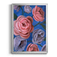 Layered Petals II - Modern Framed Canvas Print