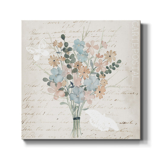 Fleurs Pastel I - Canvas Art Print