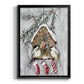 Winter Birds - Modern Framed Canvas Print