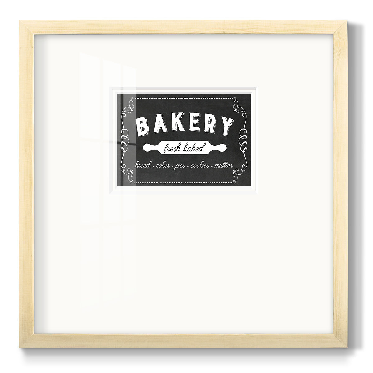 Bakery Premium Framed Print Double Matboard