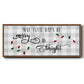 Buffalo Check Merry - Floater Framed Canvas Print