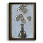 Graphic Flowers in Vase III - Modern Framed Canvas Print