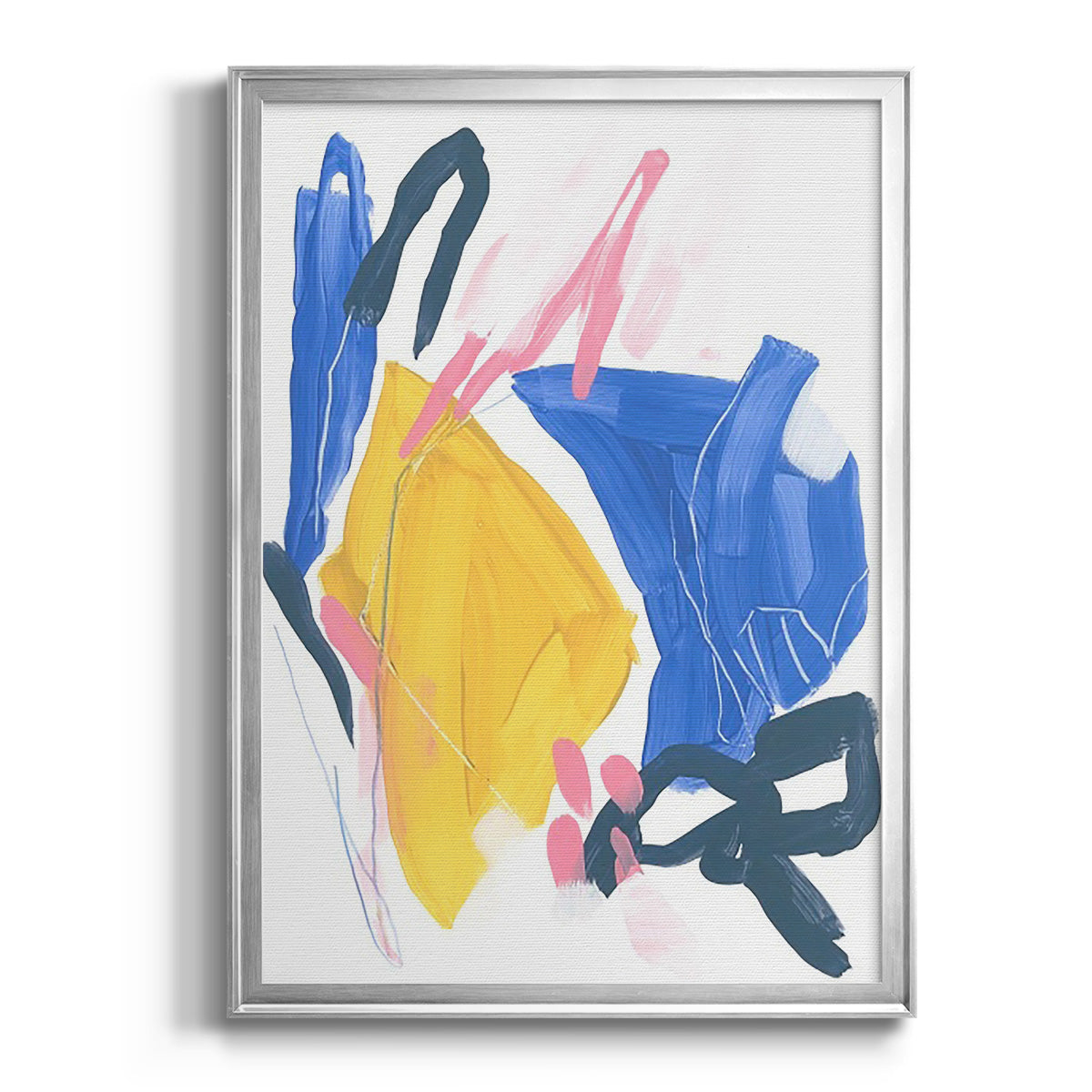 Feedback Loop I - Modern Framed Canvas Print