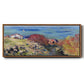 Pourville, 1882 - Floater Framed Canvas Print
