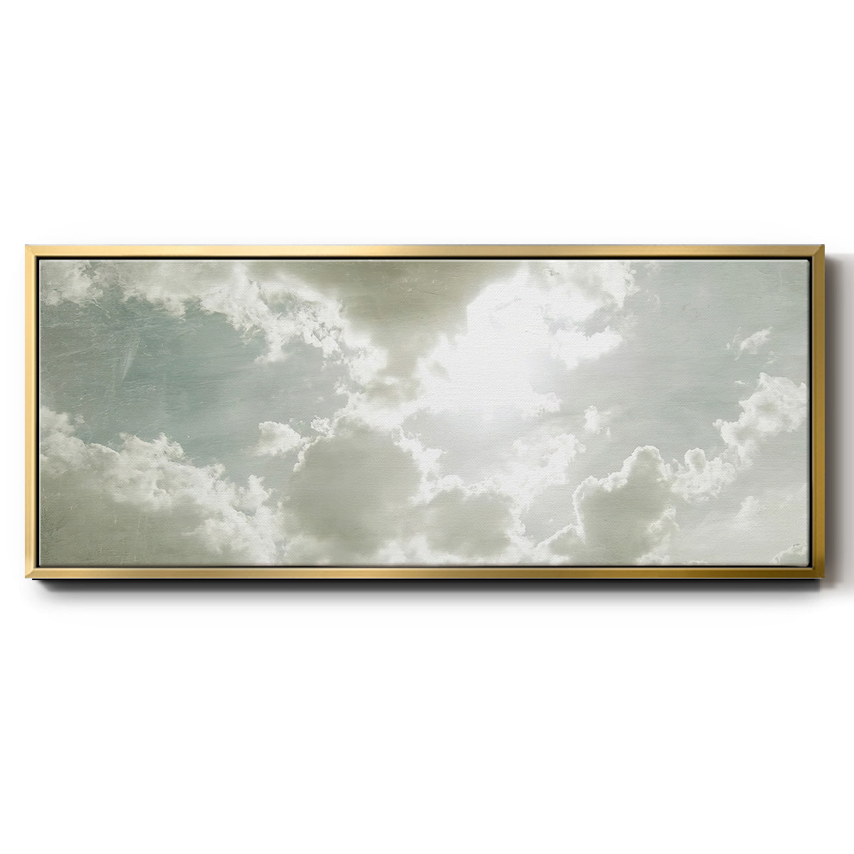 Sky Scrapers II - Floater Framed Canvas Print