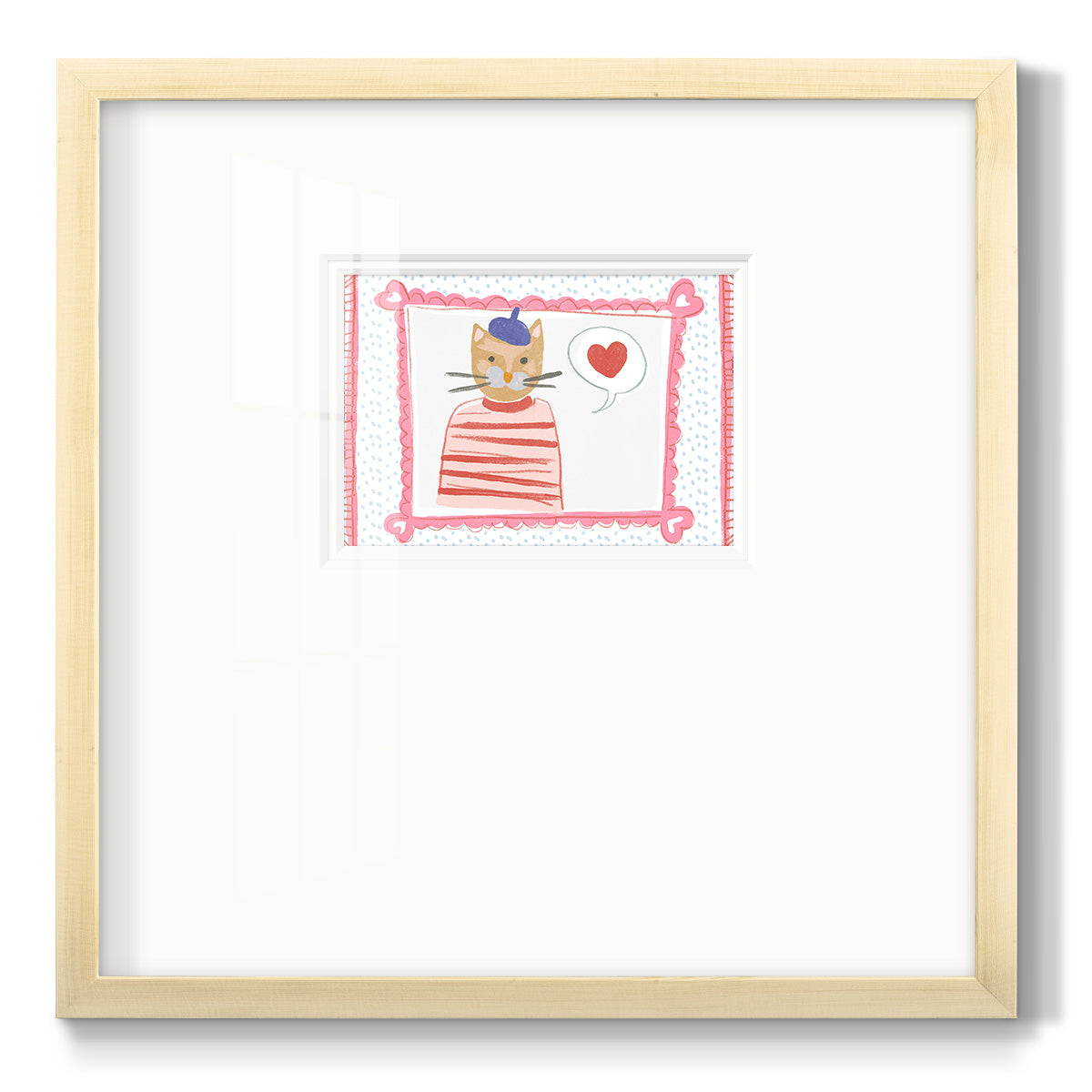 Cameo Characters Collection A - Double Matboard Framed Print