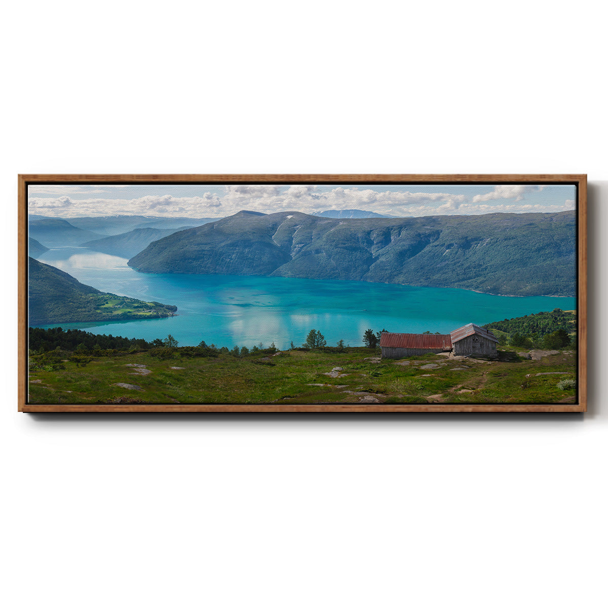 Reflection II - Floater Framed Canvas Print