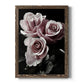 Rose Noir I - Barnwood Framed Canvas Print