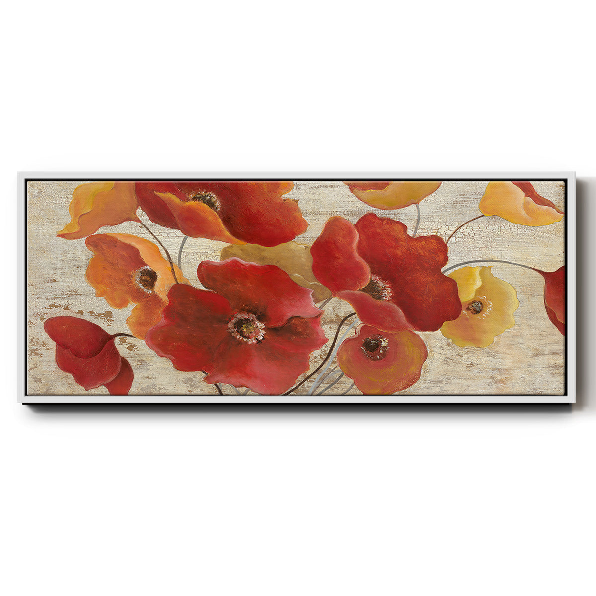 Flanders Fields - Floater Framed Canvas Print