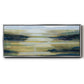 Lime Strata I - Floater Framed Canvas Print