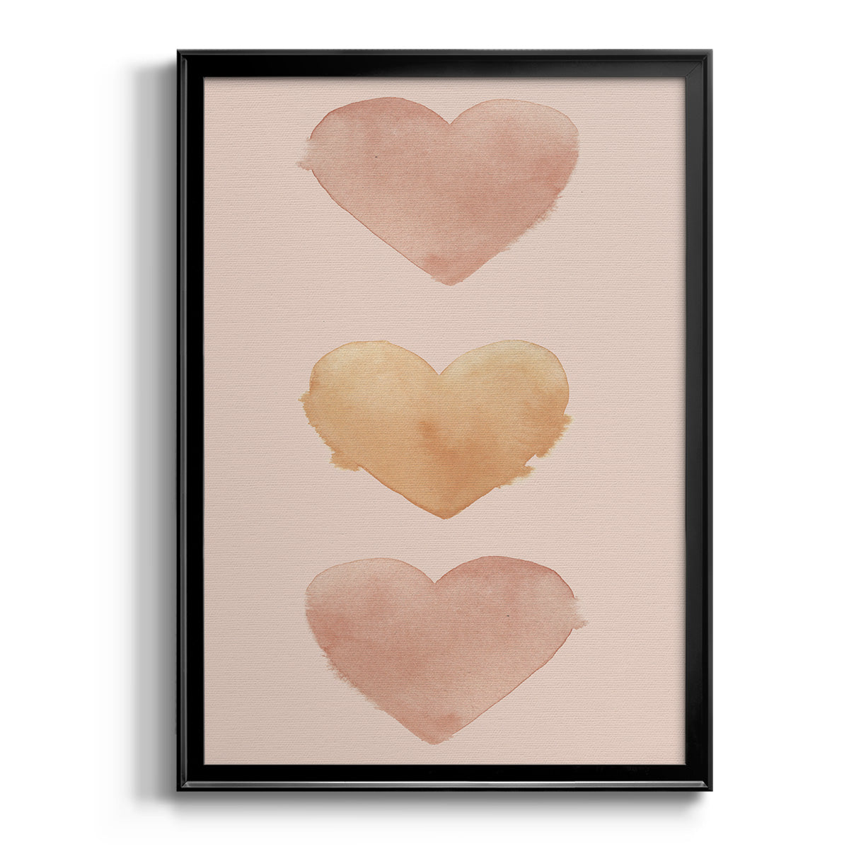 Modern Romance Collection B - Modern Framed Canvas Print