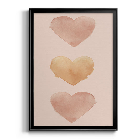 Modern Romance Collection B - Modern Framed Canvas Print