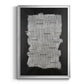 Bits & Bytes I - Modern Framed Canvas Print