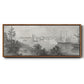 City of Detroit - Floater Framed Canvas Print