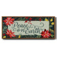 Bright Christmas Night Collection D - Floater Framed Canvas Print