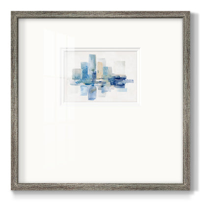 Soft Skyline I Premium Framed Print Double Matboard