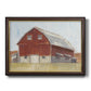 Rustic Red Barn II Premium Framed Canvas- Ready to Hang