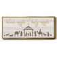 Silent Night Nativity - Floater Framed Canvas Print