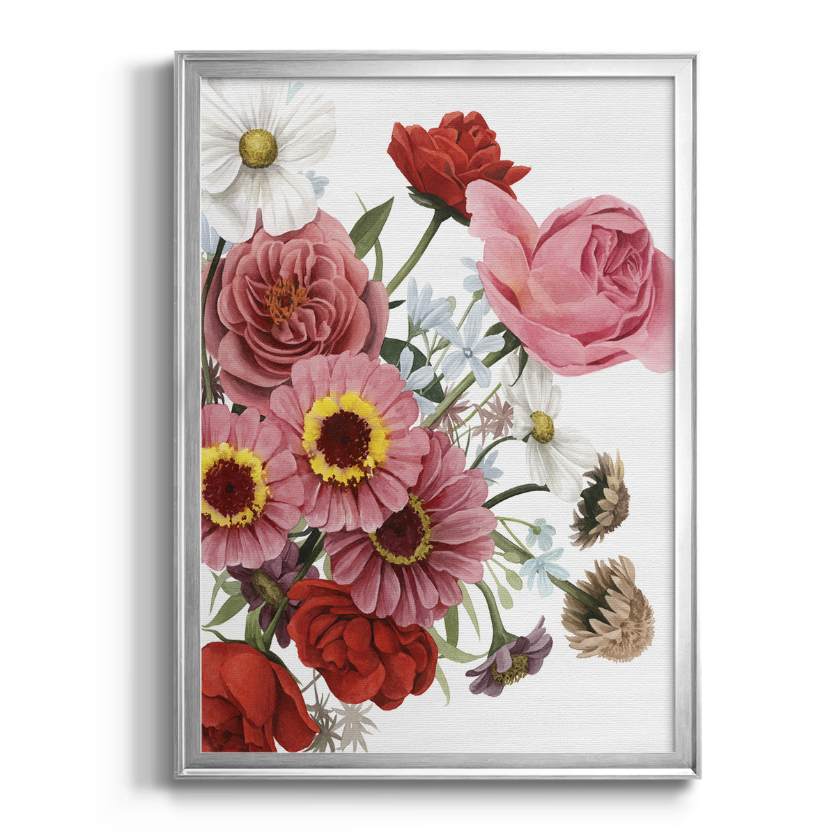 Modern Arrangement I - Modern Framed Canvas Print