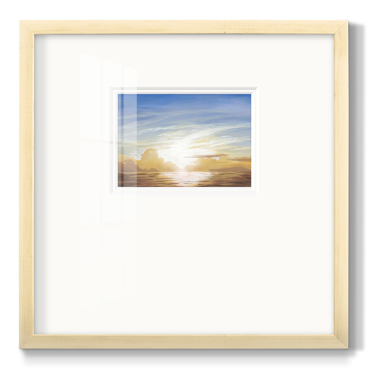 Luminous Waters III - Double Matboard Framed Print