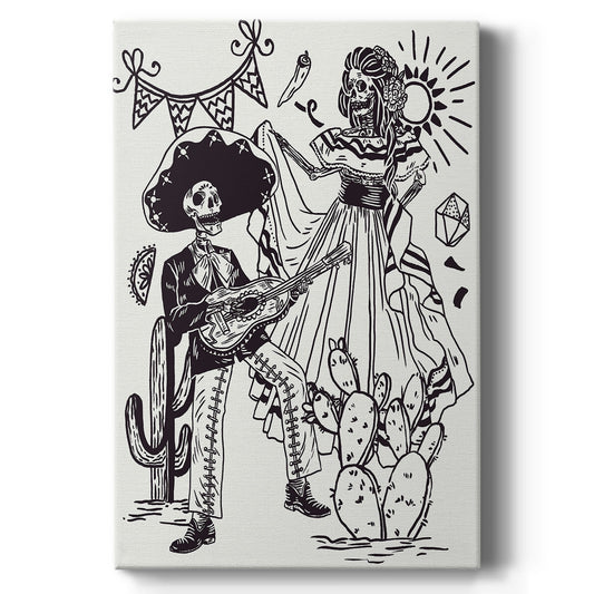 Day of the Dead Parade IV - Canvas Art Print