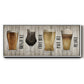 Beer Chart I - Floater Framed Canvas Print
