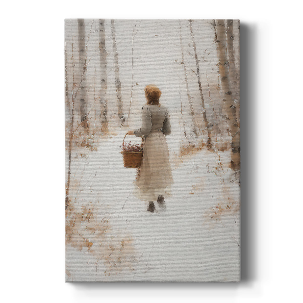 Frostlit Dusk Serenade - Canvas Art Print