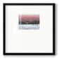 Sunset Snowfall II Premium Framed Print Double Matboard