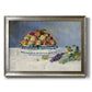 Still Life with Peaches and Grapes Premium Framed Canvas- Ready to Hang