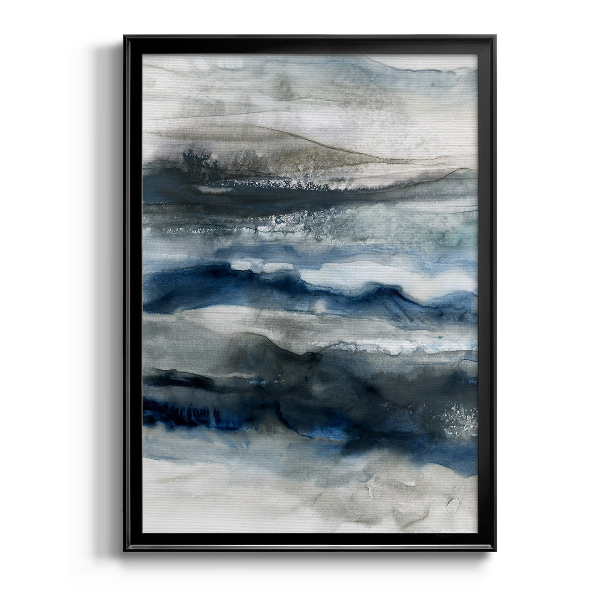 Ocean Depths - Modern Framed Canvas Print