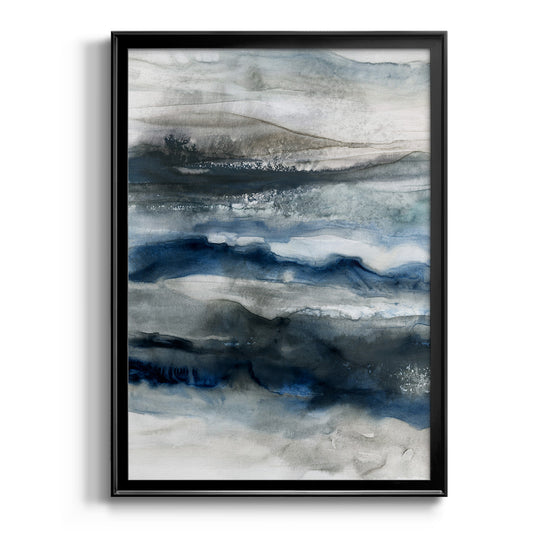 Ocean Depths - Modern Framed Canvas Print