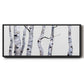 Birch Trees I - Floater Framed Canvas Print