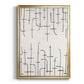 Vertical Arrangement I - Modern Framed Canvas Print